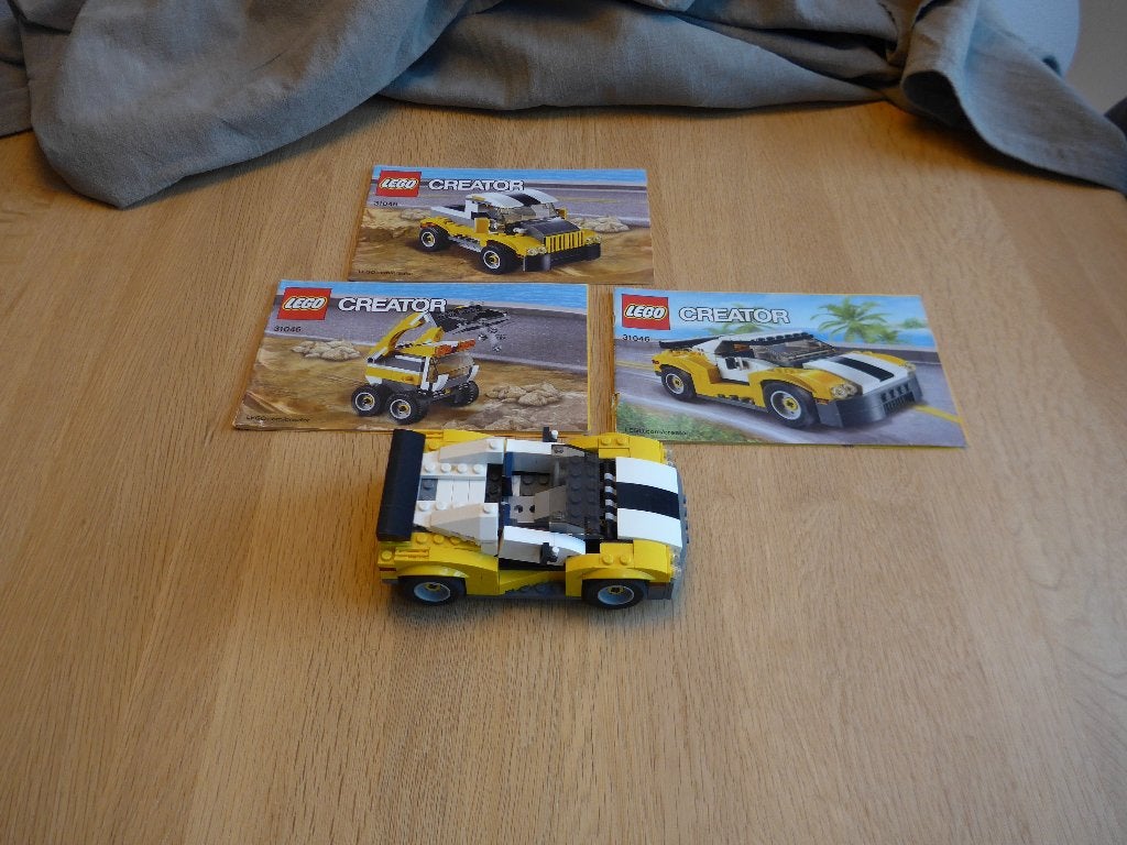 Lego Snelle wagen 31046 | Creator 3-in-1 compleet, Lego, Inclusief instructies, Ophalen of Verzenden, Zo goed als nieuw