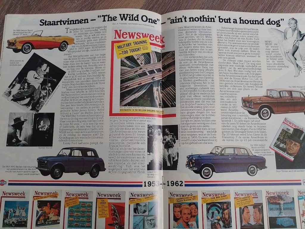 Nissan Newsweek, Special bij 50 jaar Datsun Nissan, Ophalen of Verzenden, Nieuw, Nissan
