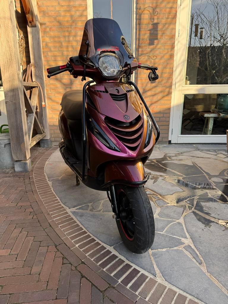 Piaggio Zip e5 Malossi vol opties 12K, Ophalen, Gebruikt, Benzine, Zip