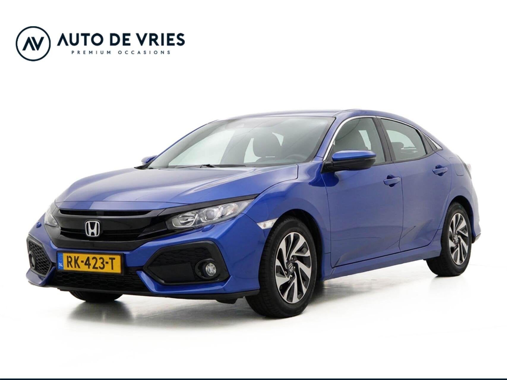 Honda Civic 1.0 i-VTEC Comfort Automaat | Navigatie | Stoelv, Gebruikt, 129 pk, Blauw, 988 cc