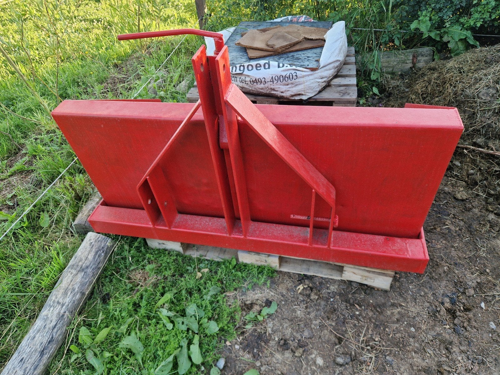 Grondbak 150 cm voor minitractor, Zakelijke goederen, Ophalen, Grondbewerking