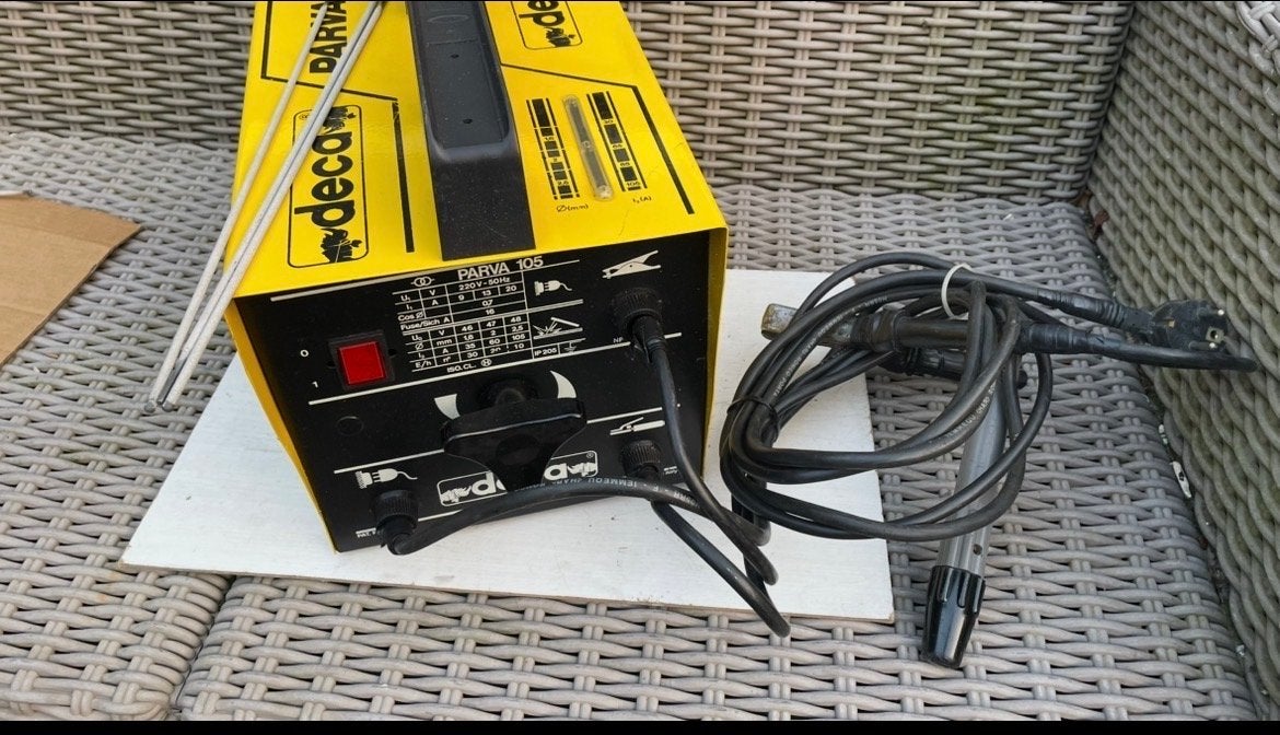Deca Parva 105 Lasapparaat - Zo goed als nieuw, Doe-het-zelf en Verbouw, Gereedschap | Lasapparaten, Zo goed als nieuw, Elektroden