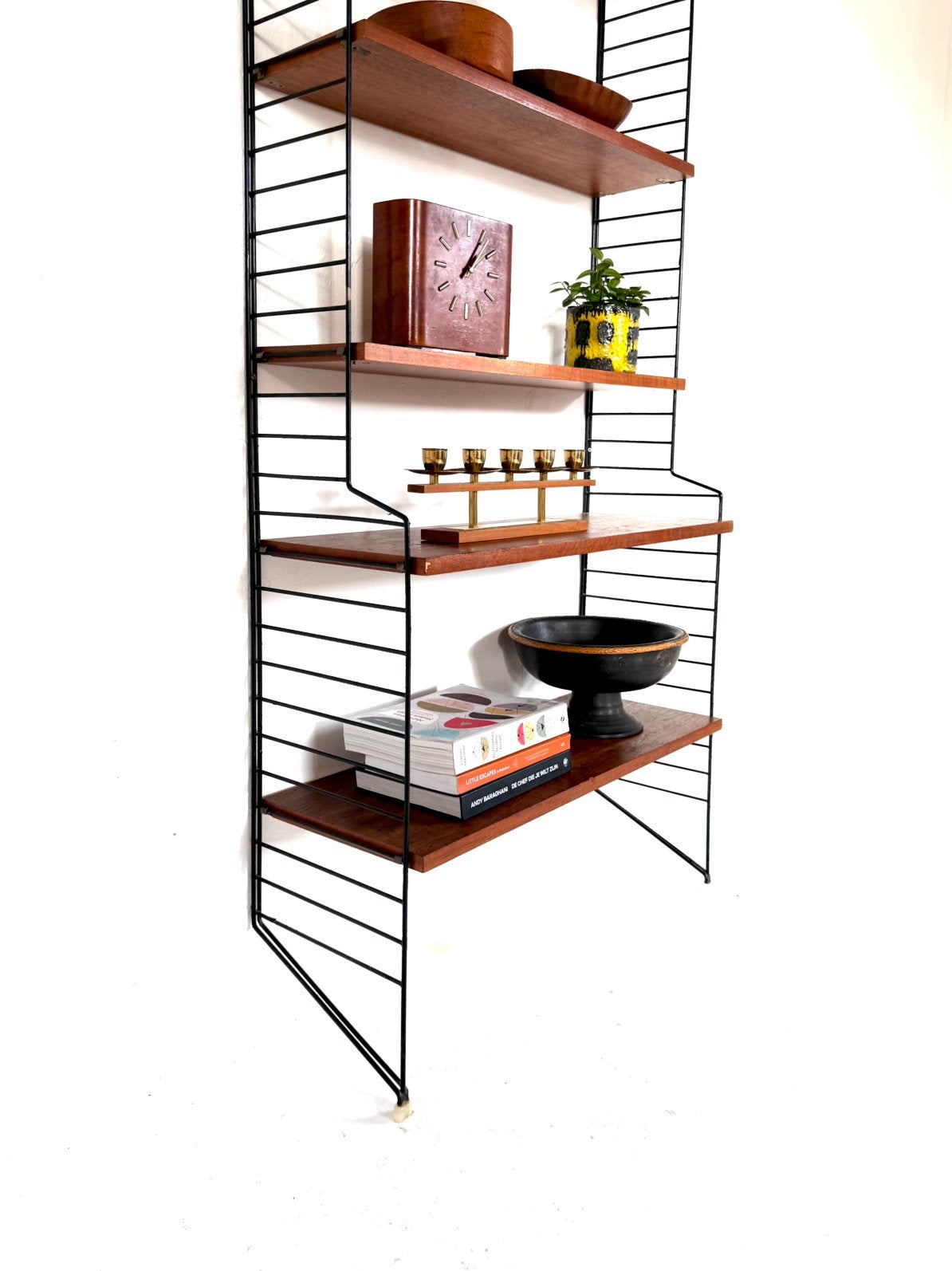 Vintage modulair wandsysteem, Nisse Strinning ‘60, Gebruikt, Nisse Strinning, Ophalen of Verzenden, Nisse Strinning