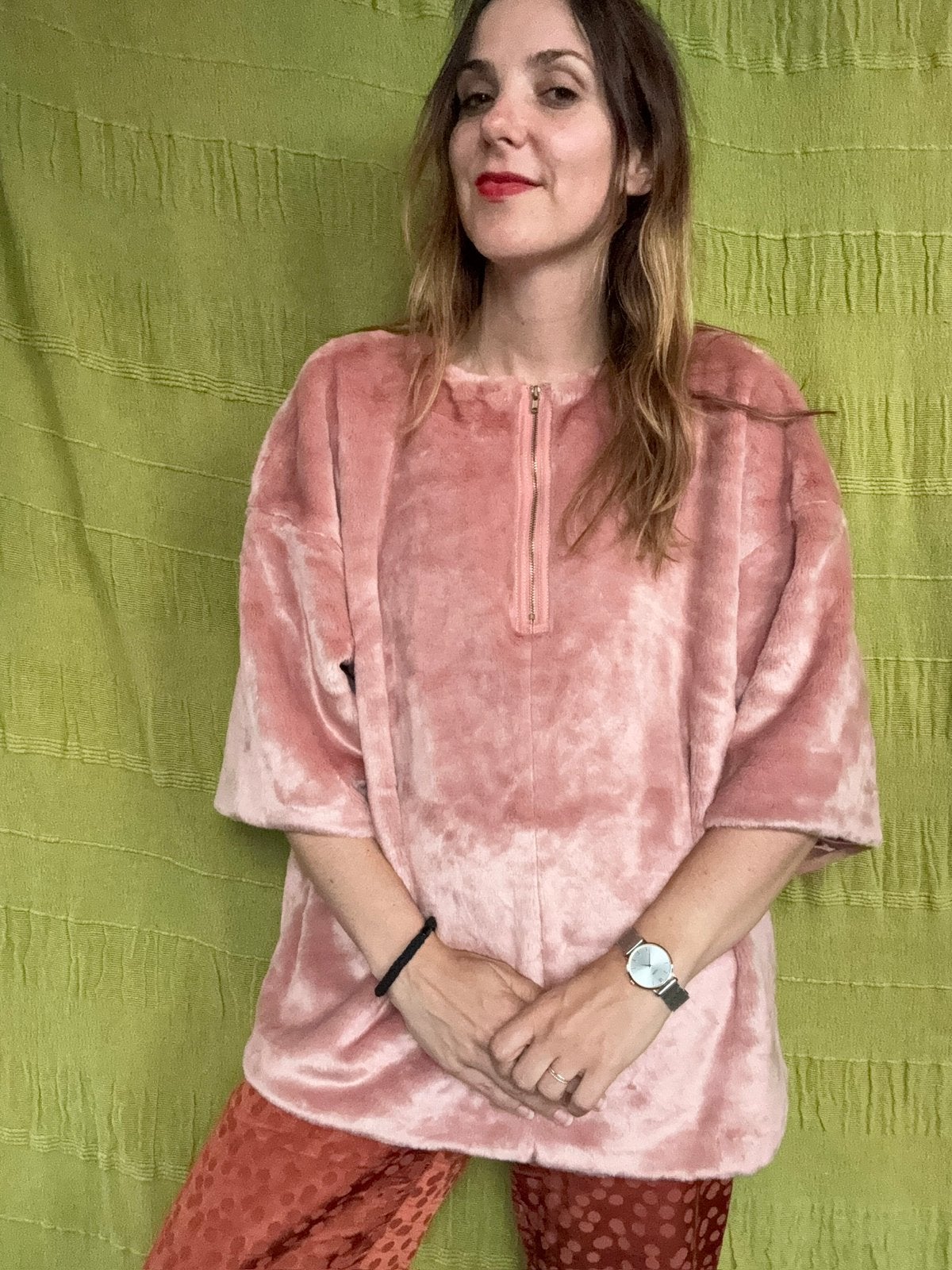 Zachte fluffy trui H&M - roze / lichtroze - XL/42, H&M, Hgv, Hgv, Maat 42/44 (L)