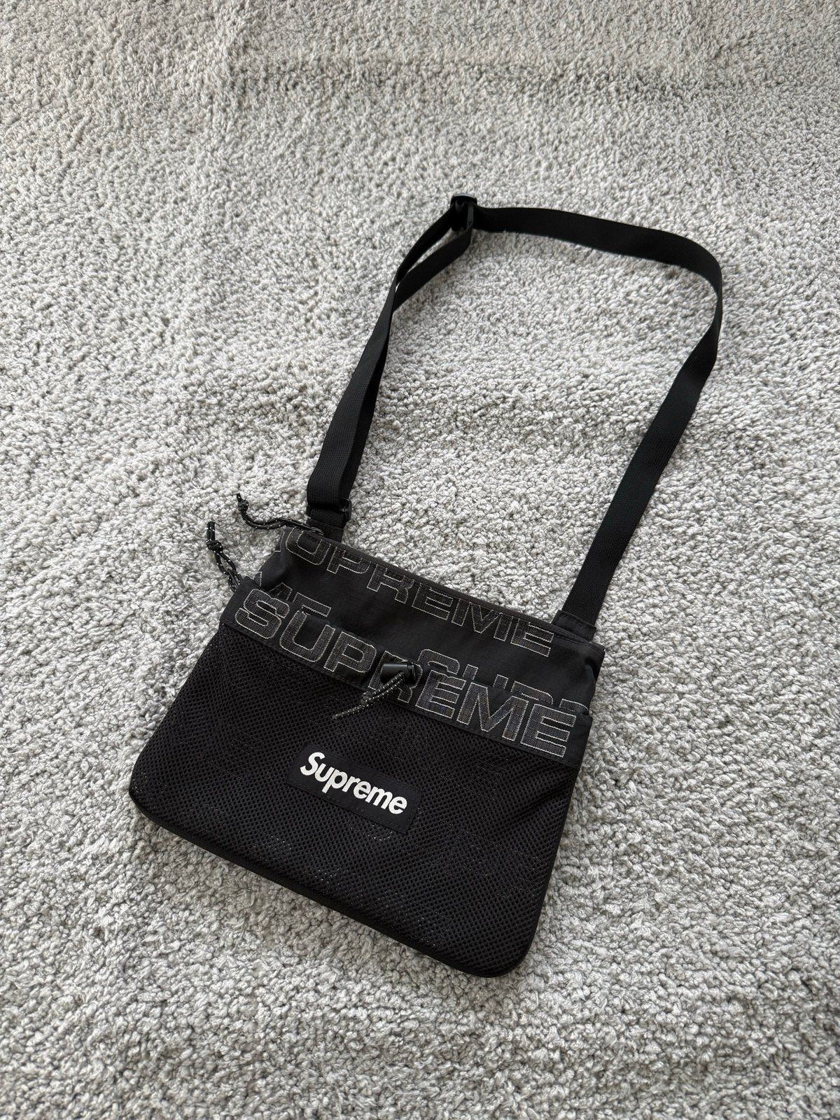 Supreme Tote Bag Unisex Zwart - Zo goed als nieuw, Sieraden, Tassen en Uiterlijk, Ophalen of Verzenden, Zo goed als nieuw, Zwart