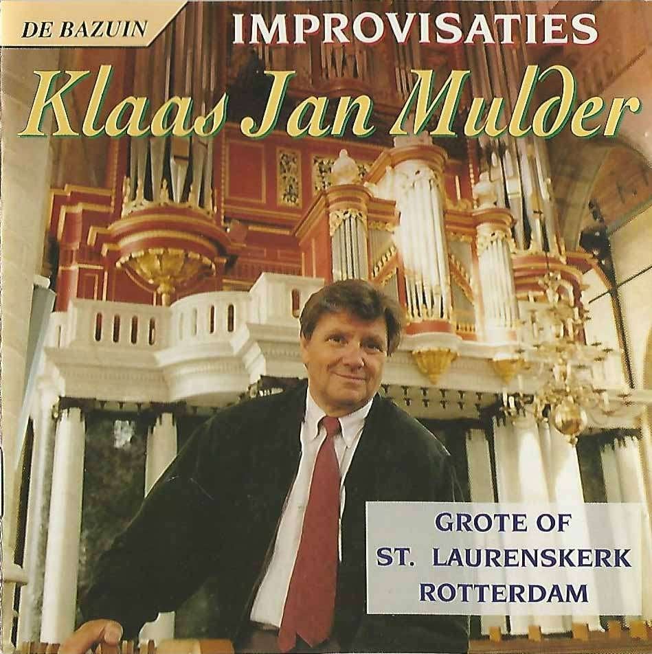 OrgelCD: Klaas Jan Mulder - Improvisaties - Laurenskerk, Ophalen of Verzenden, Zo goed als nieuw, Instrumentaal, Orgel