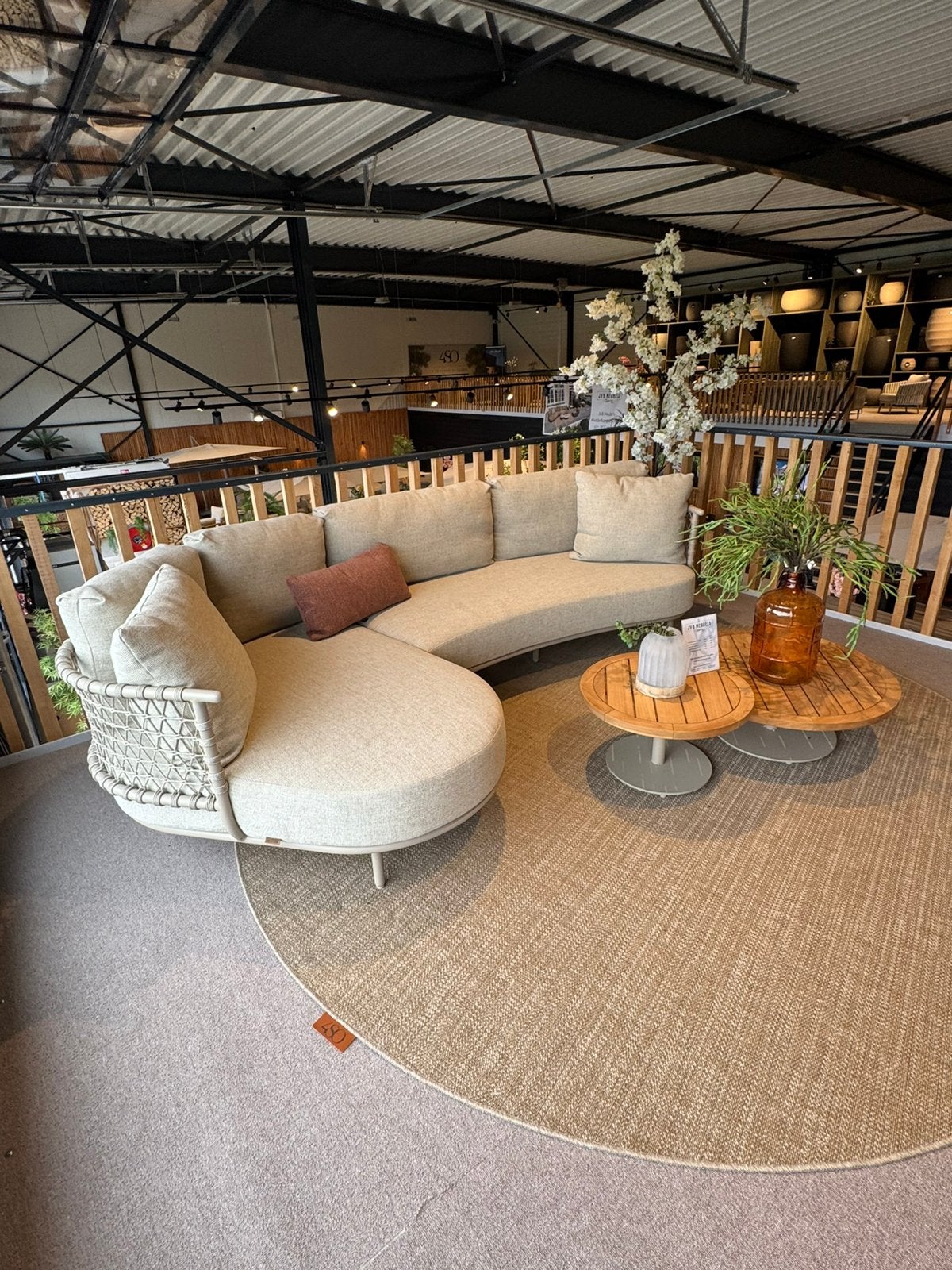 Loungeset sardinia 4 seasons outdoor organische, Ophalen, Bank, Zo goed als nieuw, Loungeset