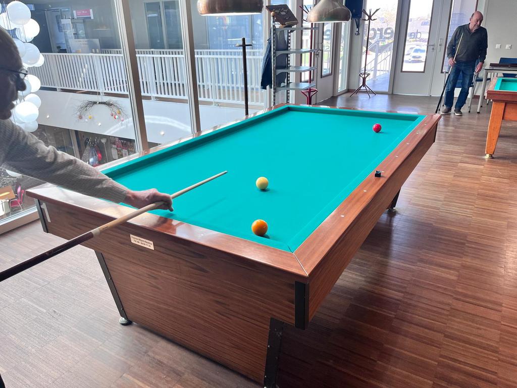 biljarttafels, Sport en Fitness, Biljarten en Poolen, Ophalen, Zo goed als nieuw, Biljarttafel