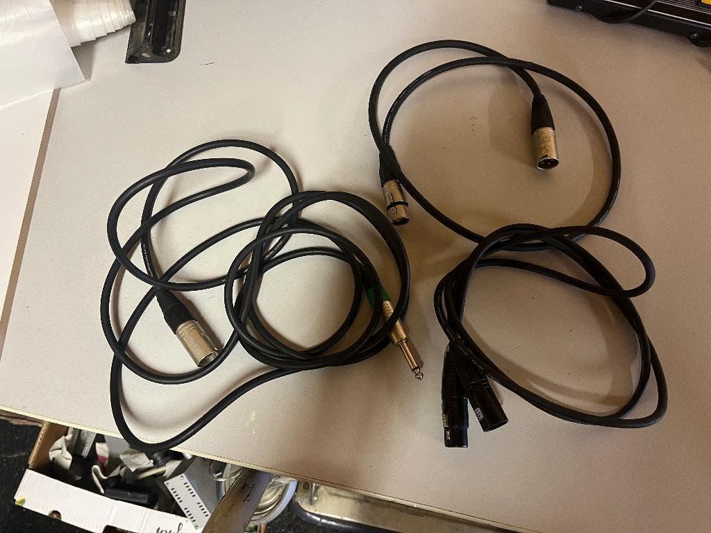 xlr kabels, Muziek en Instrumenten, Kabels en Stekkers, Ophalen of Verzenden, Zo goed als nieuw, Apparatuur