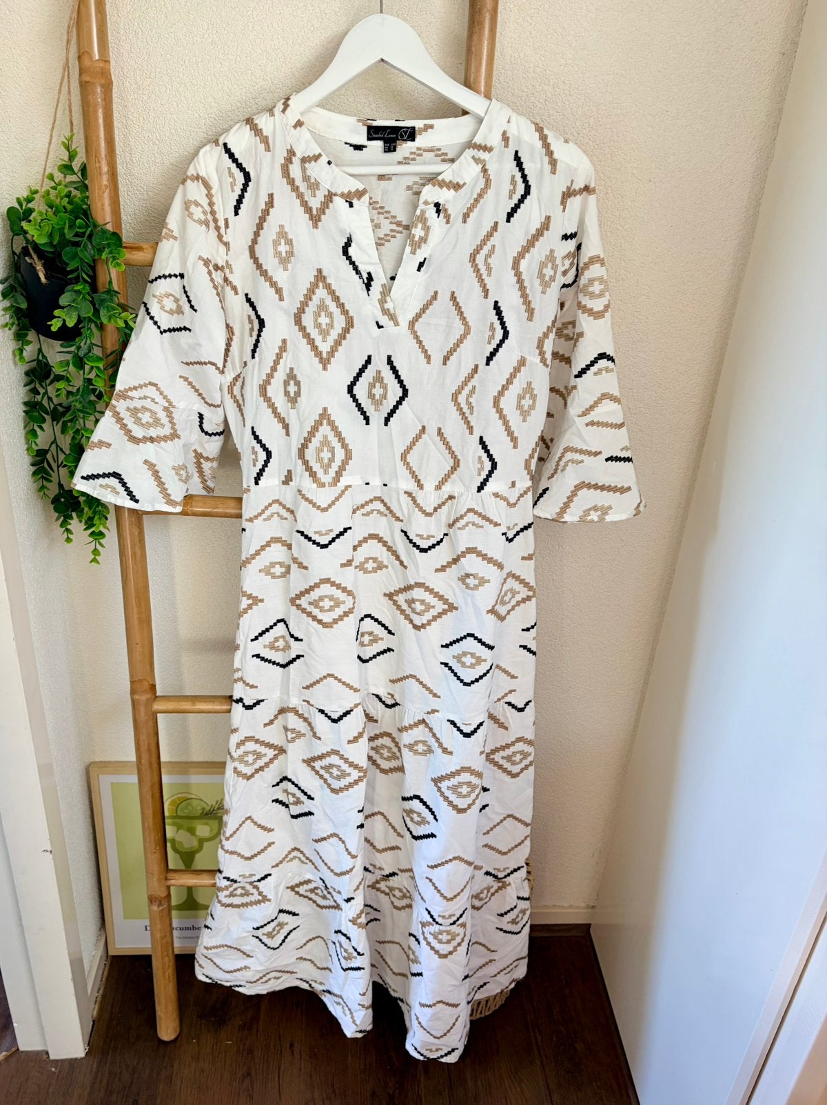 Smashed Lemon jurk maat 40, Kleding | Dames, Maat 38/40 (M), Wit, Ophalen of Verzenden, Zo goed als nieuw