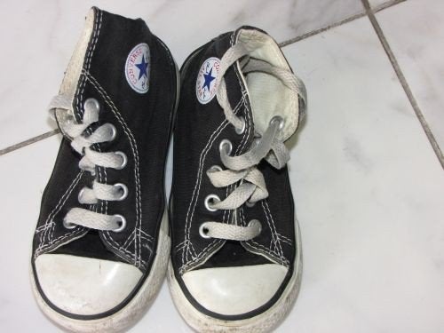 22 CONVERSE ALLSTARS zwart, Gebruikt, Jongen of Meisje, Schoenen, Ophalen of Verzenden