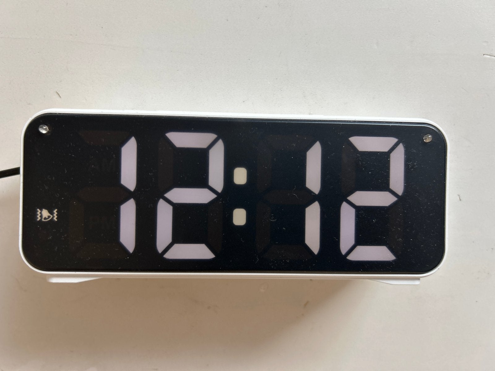 Digitale Wekker met tril, snooze en dimmer functie, Ophalen of Verzenden, Gebruikt, Digitaal