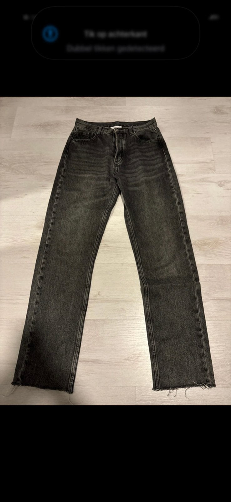 Straight leg jeans la sisters, Ophalen of Verzenden, Zo goed als nieuw, Grijs, Overige jeansmaten
