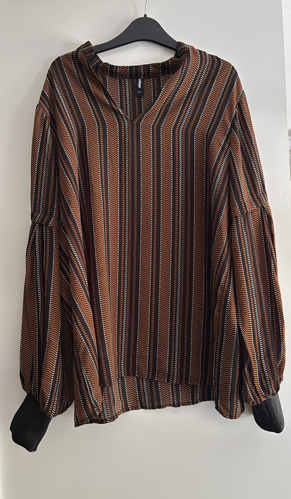 Shoeby blouse XXL, Kleding | Dames, Ophalen of Verzenden, Zo goed als nieuw, Maat 46/48 (XL) of groter, Bruin