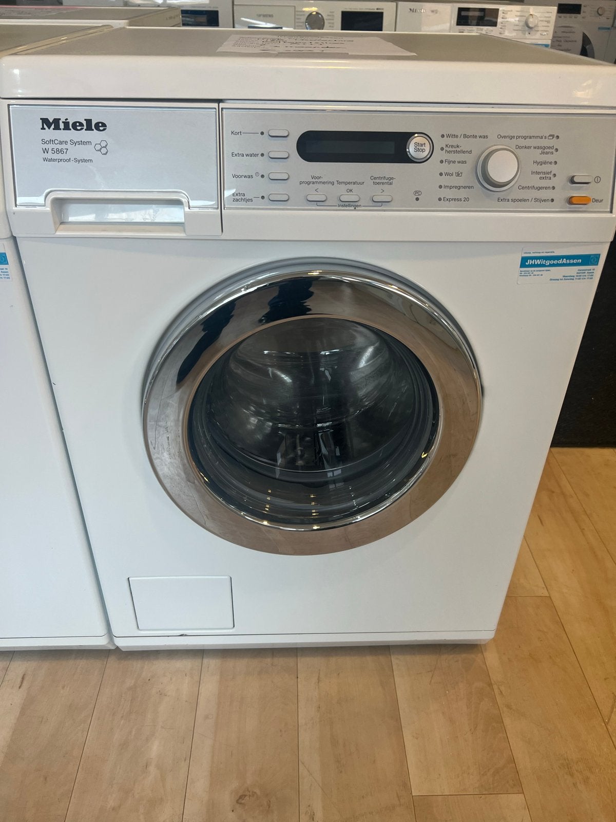 Miele W5867 Wasmachine 1600 toeren 7 kg A+++, Witgoed en Apparatuur, Wasmachines, 6 tot 8 kg, Minder dan 85 cm, Ophalen of Verzenden