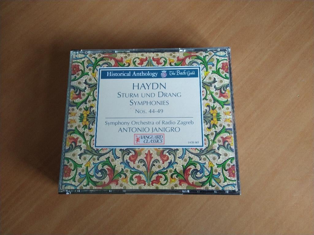 2-CD Haydn - Sturm und Drang Symphonies Nos. 44-49, Ophalen of Verzenden, Classicisme, Zo goed als nieuw, Orkest of Ballet