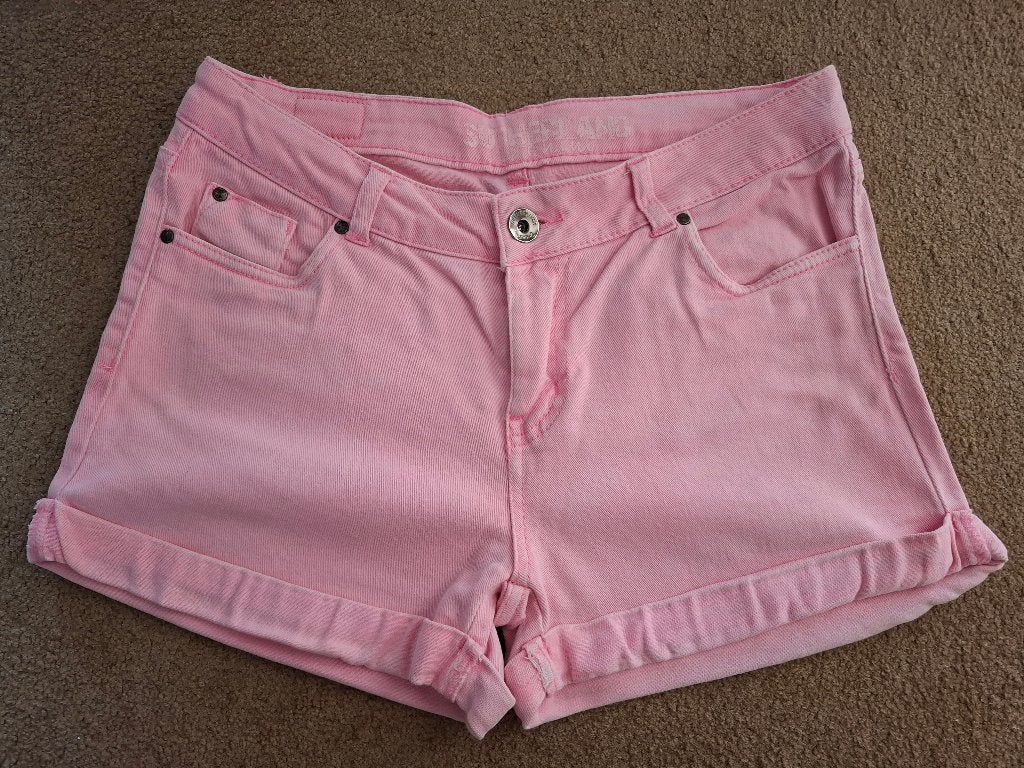 Mooie rose korte broek, Maat 38/40 (M), Sutherland, Kort, Ophalen of Verzenden