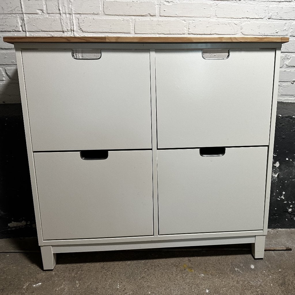 Schoenenkast wit IKEA, Ophalen, Zo goed als nieuw, IKEA wit