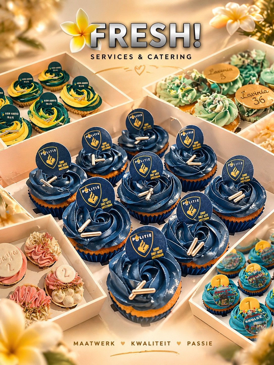 Gedecoreerde cupcakes te koop!, Ophalen, Zo goed als nieuw, Overige