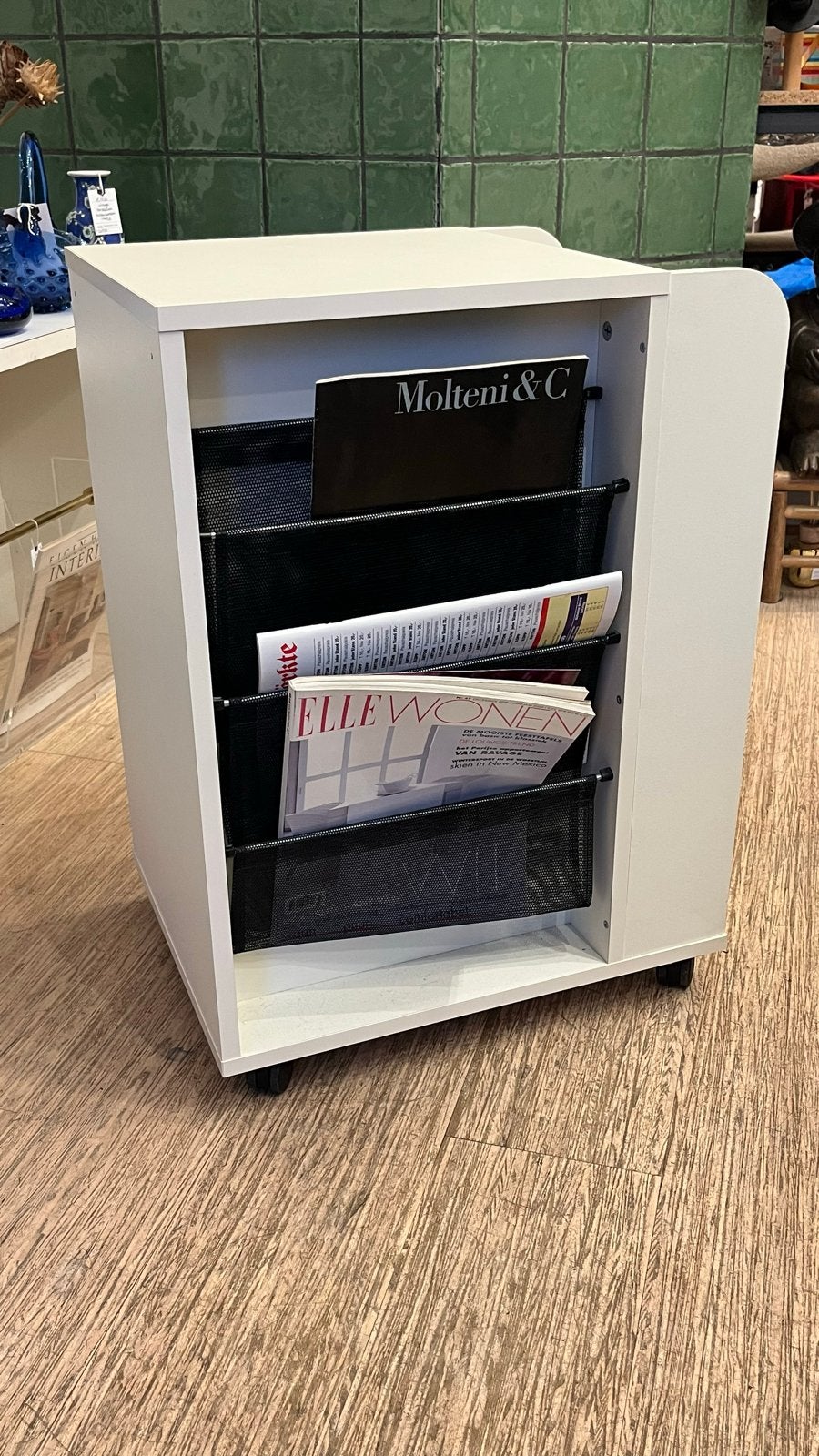 IKEA SONNE Opbergmeubel bijzettafel platenkastje magazines, Gebruikt, Inter Ikea BV, Info@ikea.nl, Ophalen