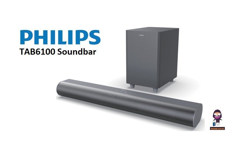 Philips TAB6100 Soundbar 2.1 met draadloze subwoofer, Ophalen of Verzenden, Bluetooth, Nieuw
