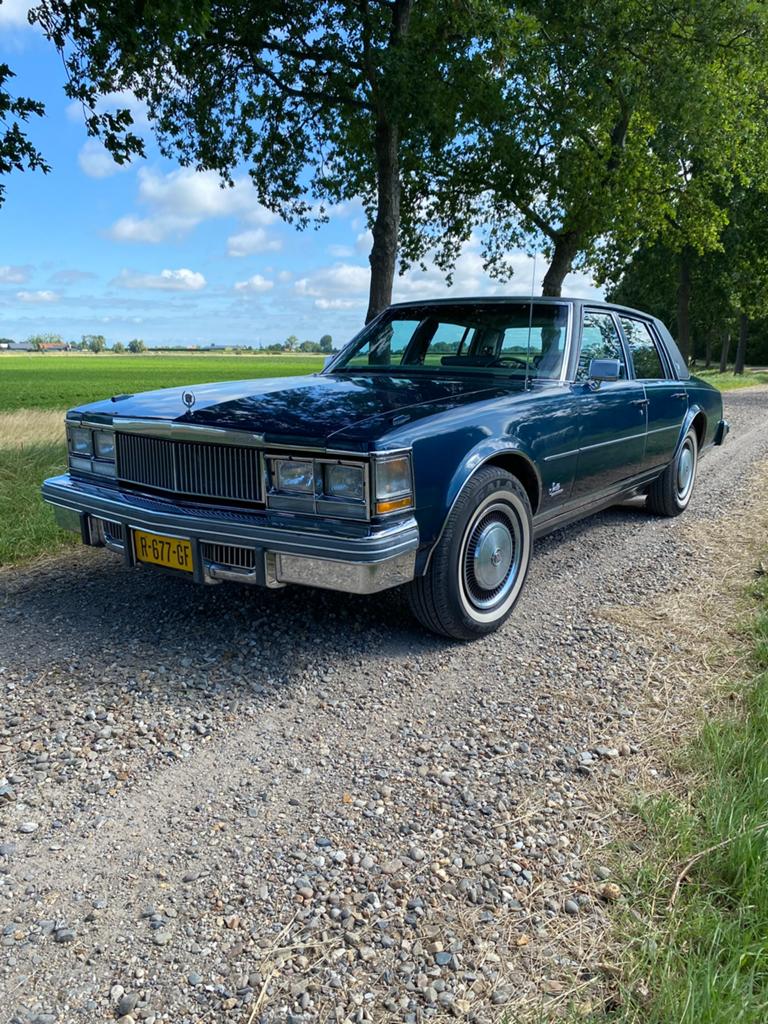 Cadillac seville 1979, Auto's, Cadillac, Particulier, Benzine, Sedan, Geïmporteerd, Blauw, Ophalen