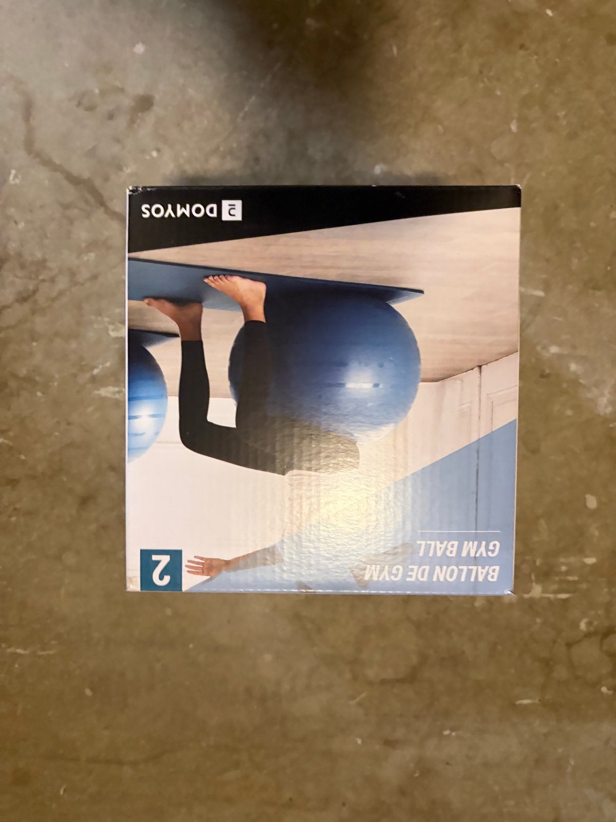Domyos Gym Ball - Fitnessbal (Nieuw in doos), Sport en Fitness, Fitnessmaterialen, Ophalen, Nieuw, Buik, Fitnessbal