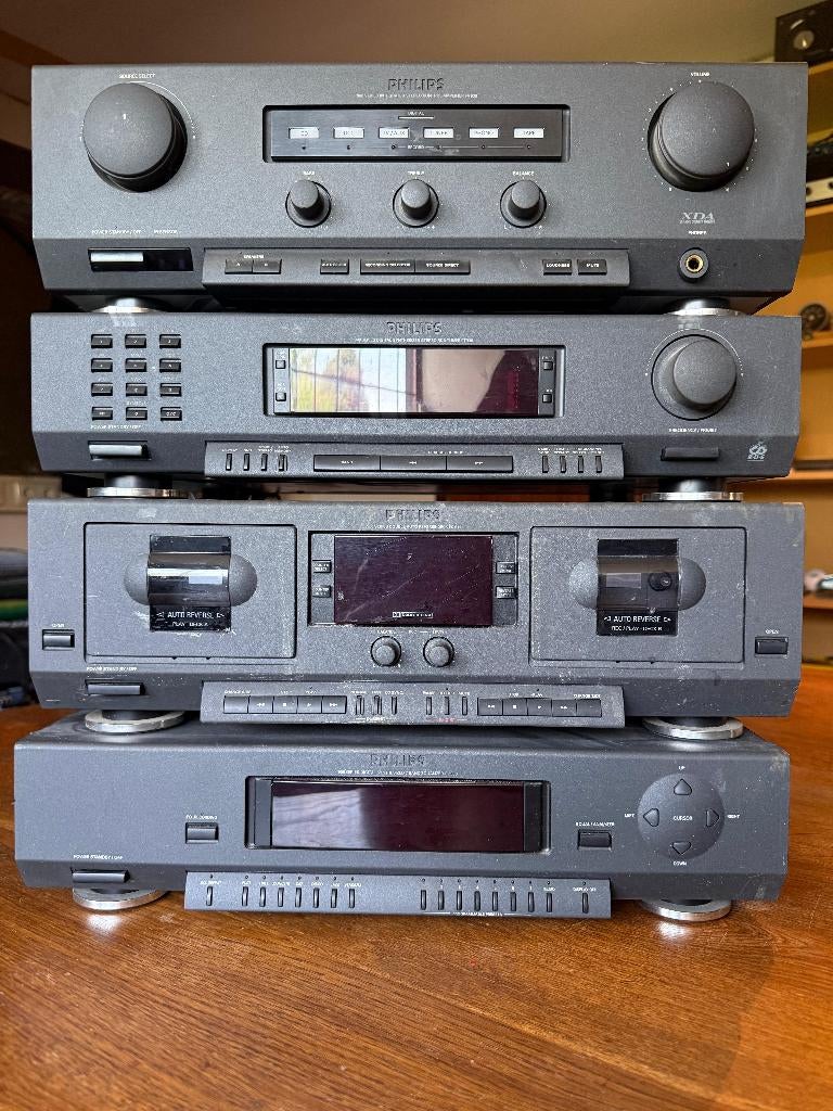 Vintage Philips 900 Series HiFi Set FA39 FT930 FV930 FC911, Ophalen, Philips, Gebruikt, Tuner of Radio