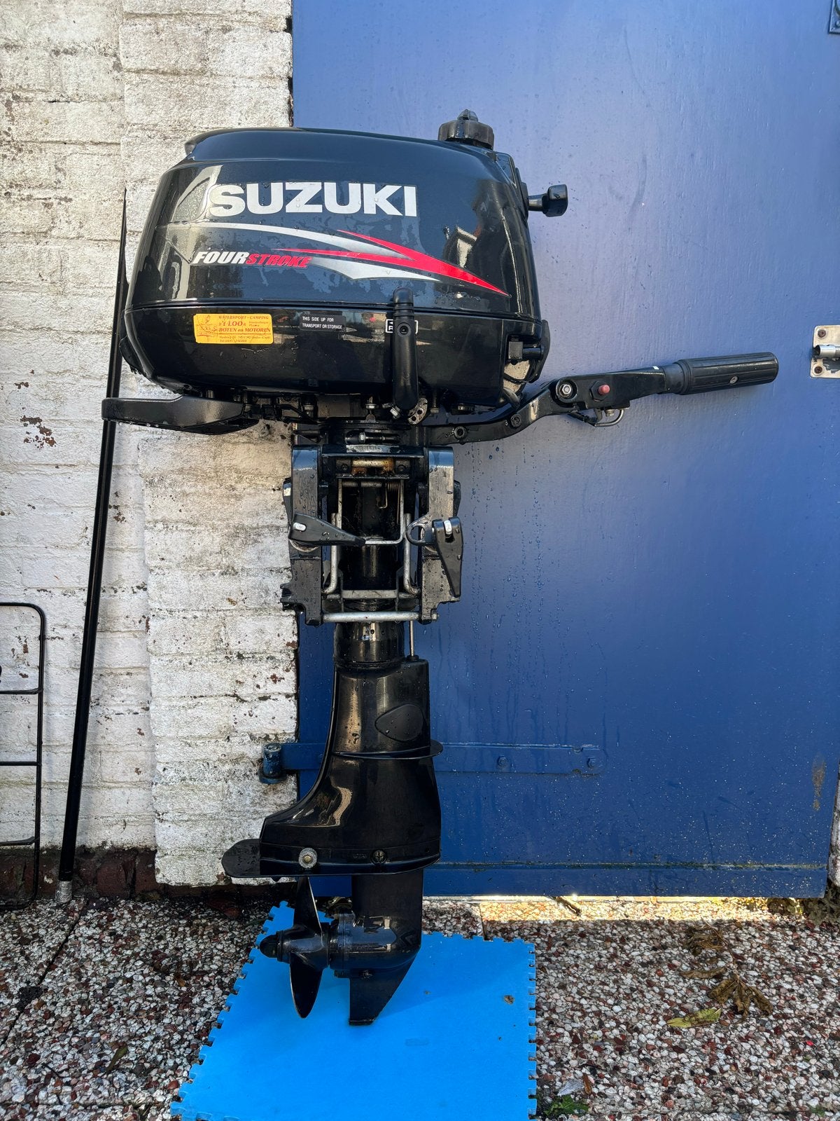 Suzuki 5 PK Buitenboordmotor evt met stalenboot!, Minder dan 5 pk, Viertaktmotor, Ophalen of Verzenden, Zo goed als nieuw
