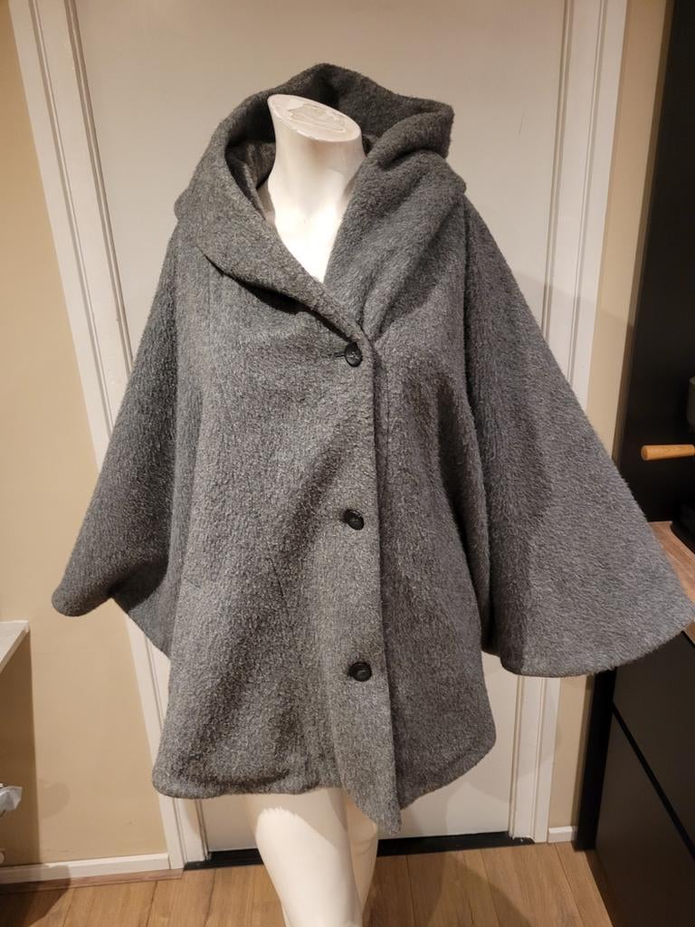 Super leuke grijze Oska jas maat 3 / L, Kleding | Dames, Jassen | Winter, Maat 42/44 (L), Ophalen of Verzenden, Zo goed als nieuw