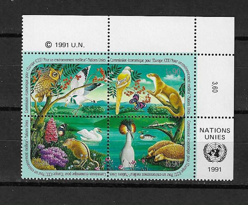 Ver.Naties bedreigde dieren uil wezel egel enz, Verzenden, Postfris, Dier of Natuur