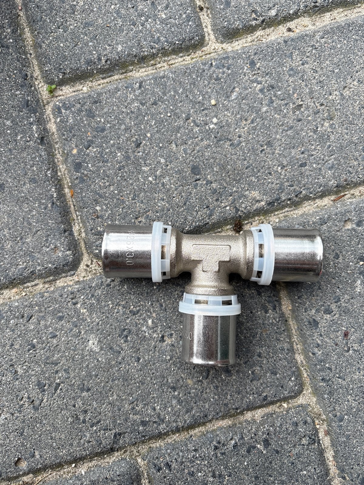 Nieuwe henco  T-stukken voor waterleidingen 50x (26mm), Overige typen, Nieuw, Rvs, Minder dan 2 meter