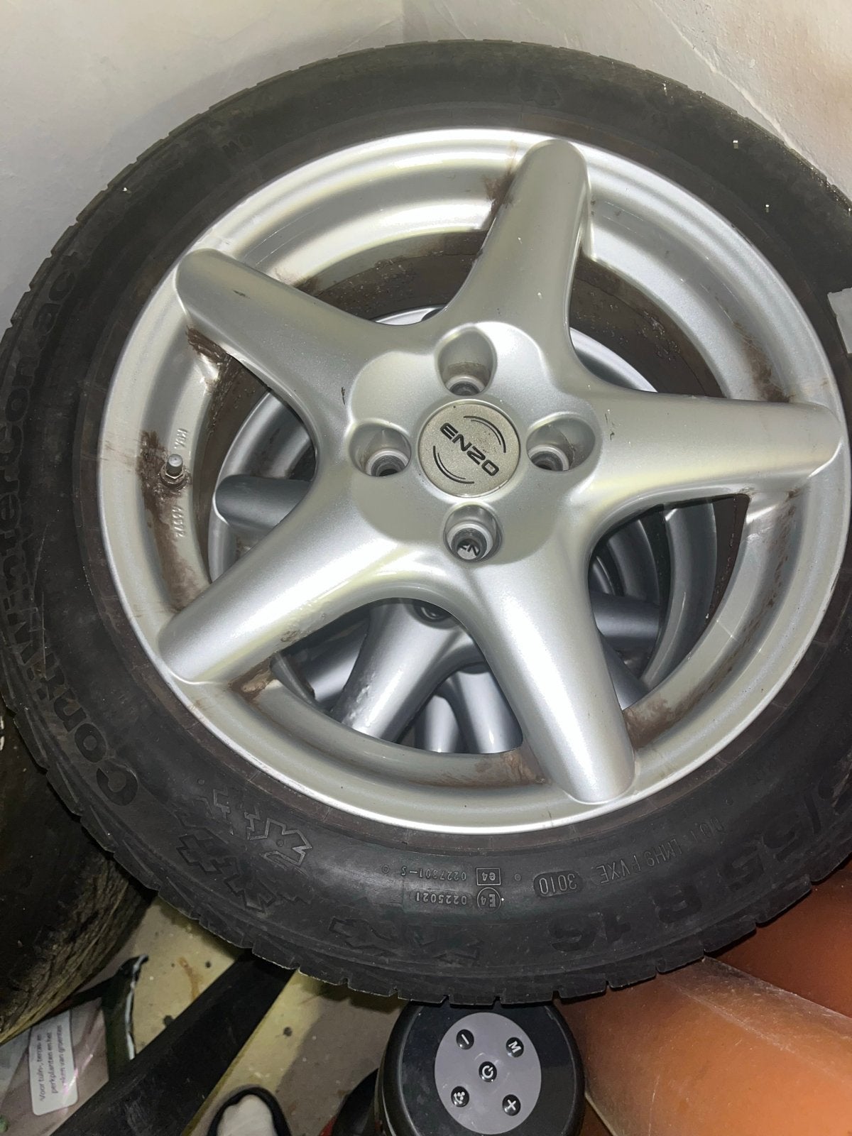 Winterbanden met velgen voor Opel Corsa - Goede staat, Auto-onderdelen, Ophalen, Gebruikt, 16 inch, Banden en Velgen