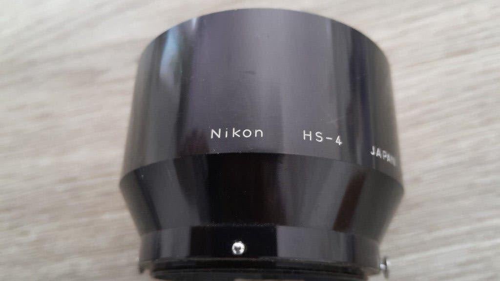 Nikon HS-4 metalen zonnekap 105mm / 135mm, Ophalen of Verzenden, Telelens