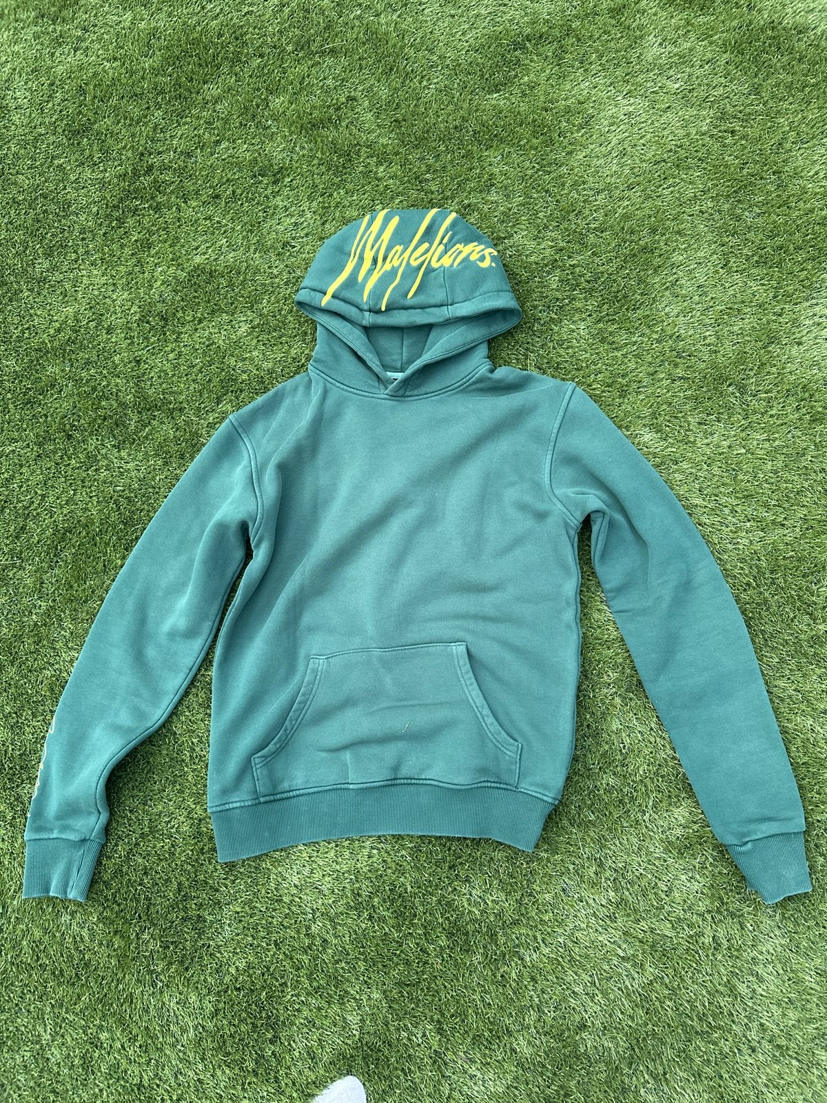 Majefions Groene Hoodie Maat S, Ophalen of Verzenden, Zo goed als nieuw