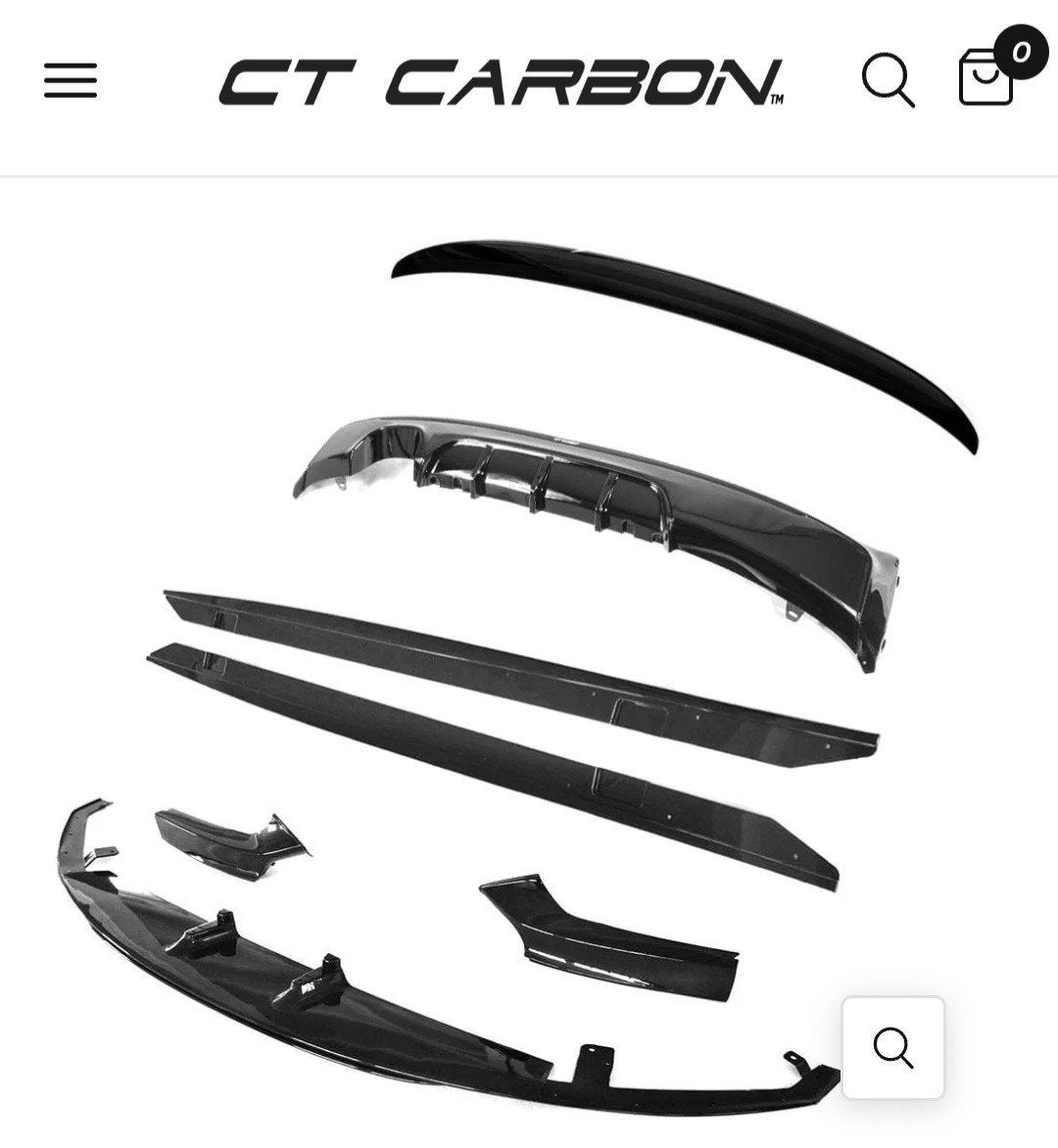 BMW 2 Serie F22 spoilerset  o, Ophalen, Nieuw