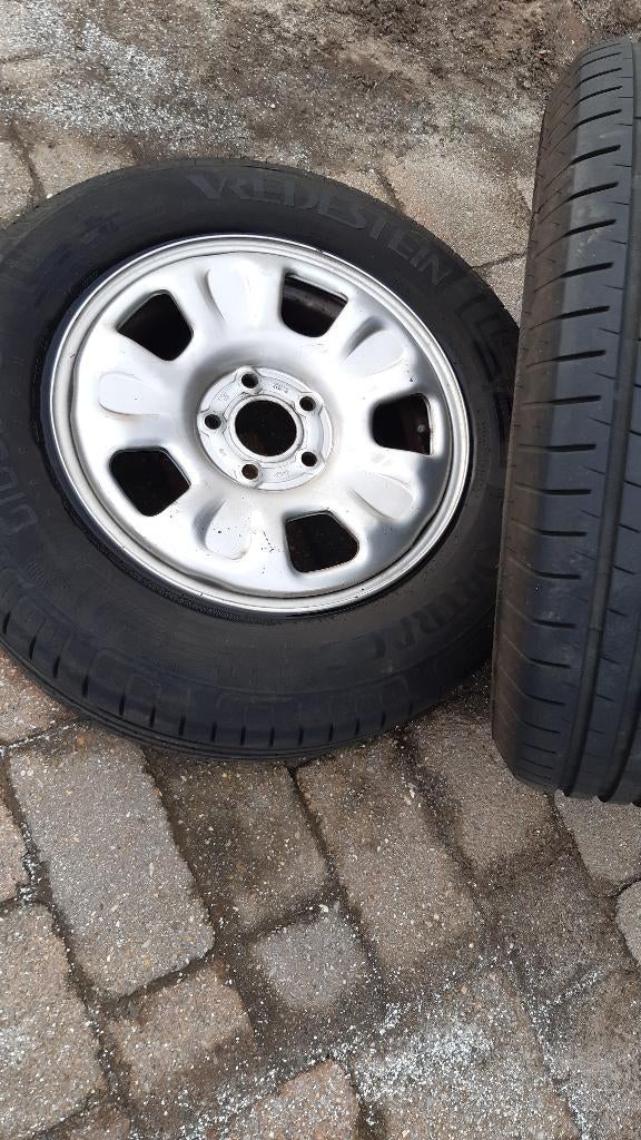 autoband met velg, Ophalen
