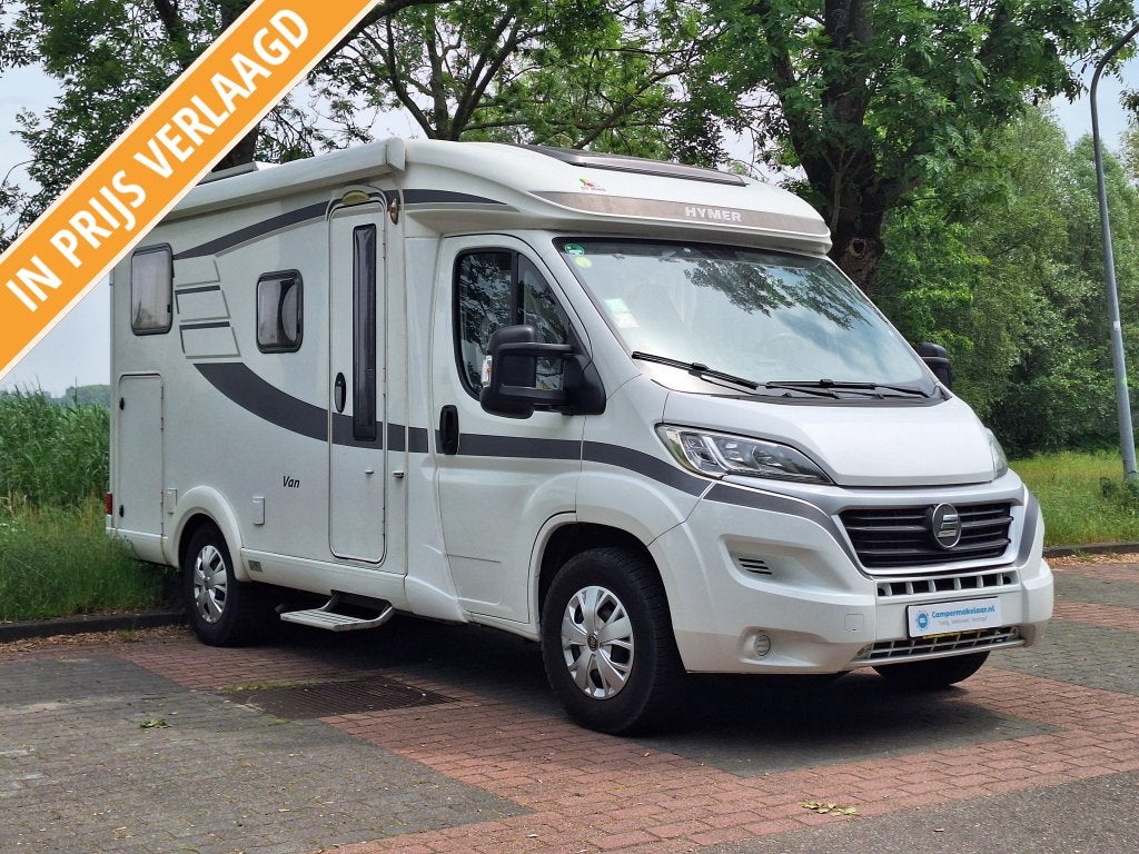 Hymer Van 374 met lengtebedden, Automaat, Ringverwarming, Fiat, Tot en met 2