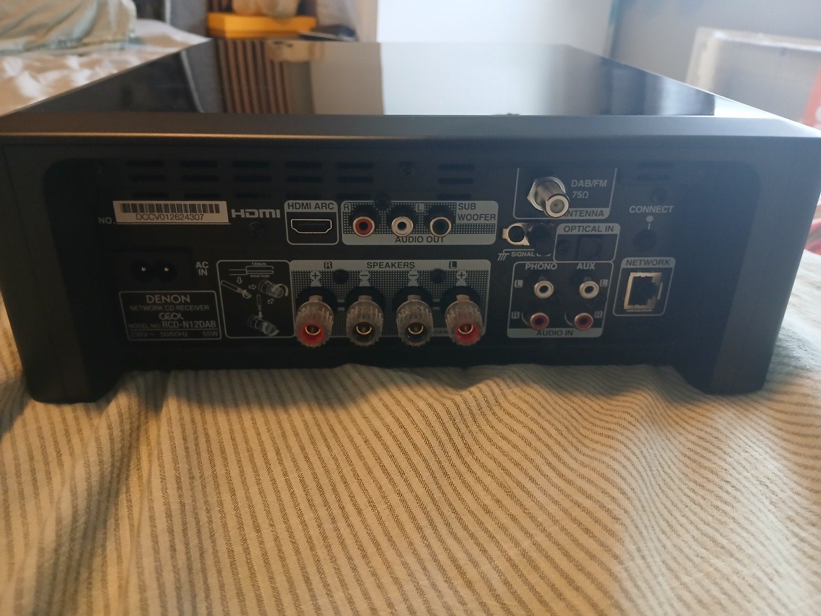 Bijna NIEUWE Denon Ceol Rcd n12dab cd/streaming versterker, Denon, Ophalen of Verzenden, Zo goed als nieuw, Microset