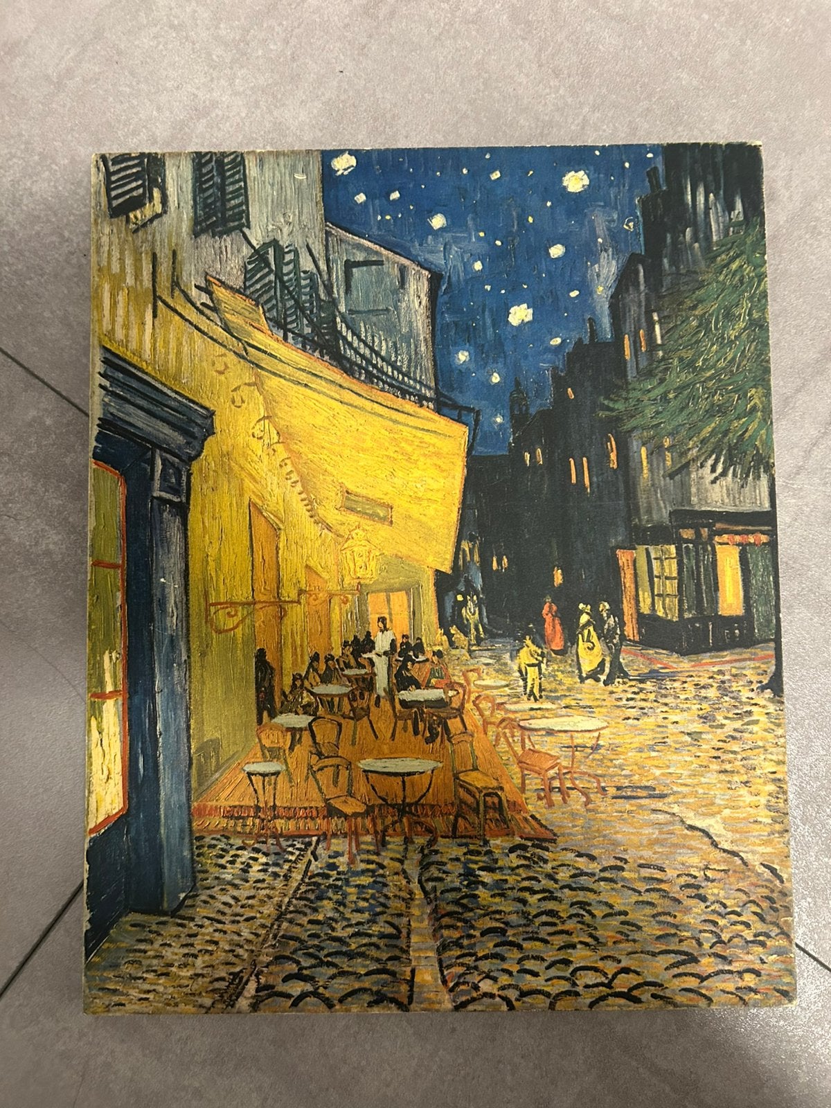 Vincent van Gogh, Caféterras outdoor Café 1888 – handgeschil, Antiek en Kunst, Ophalen of Verzenden