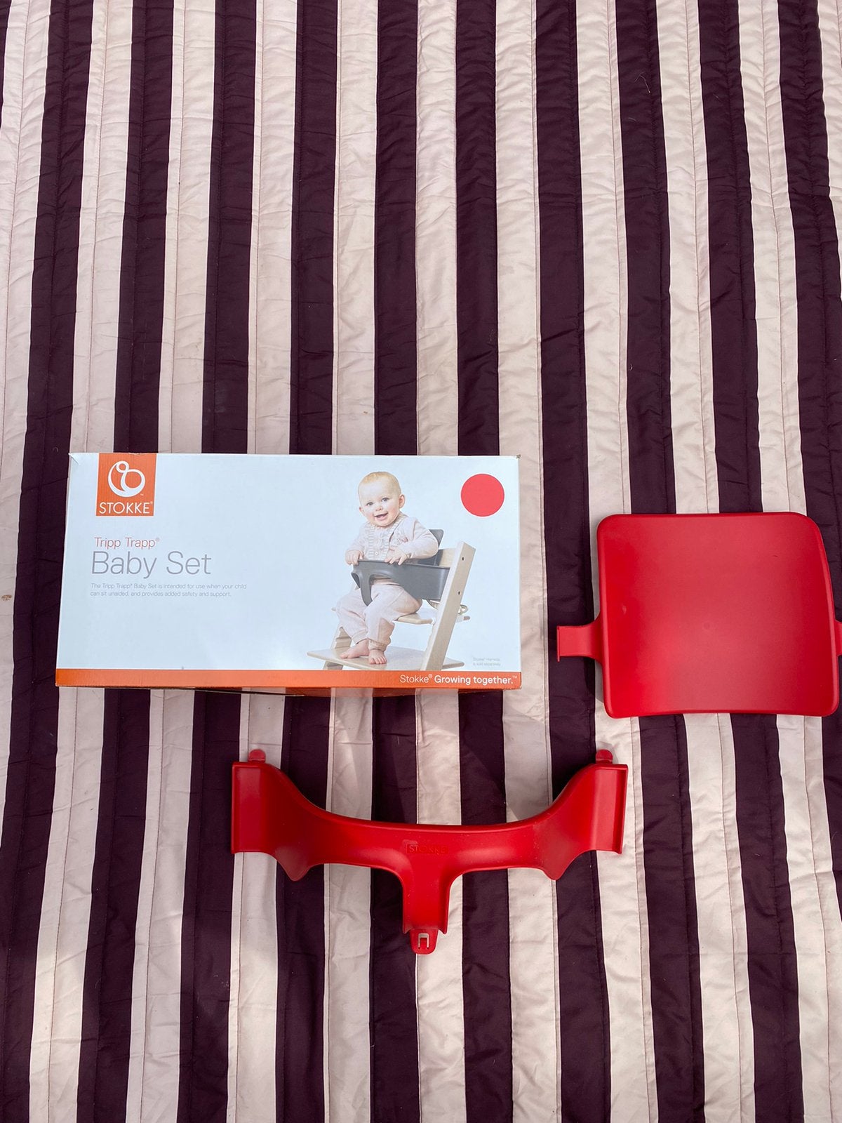 Stokke Tripp Trapp babyset, Kinderen en Baby's, Kinderstoelen, Ophalen, Zo goed als nieuw, Meegroeistoel