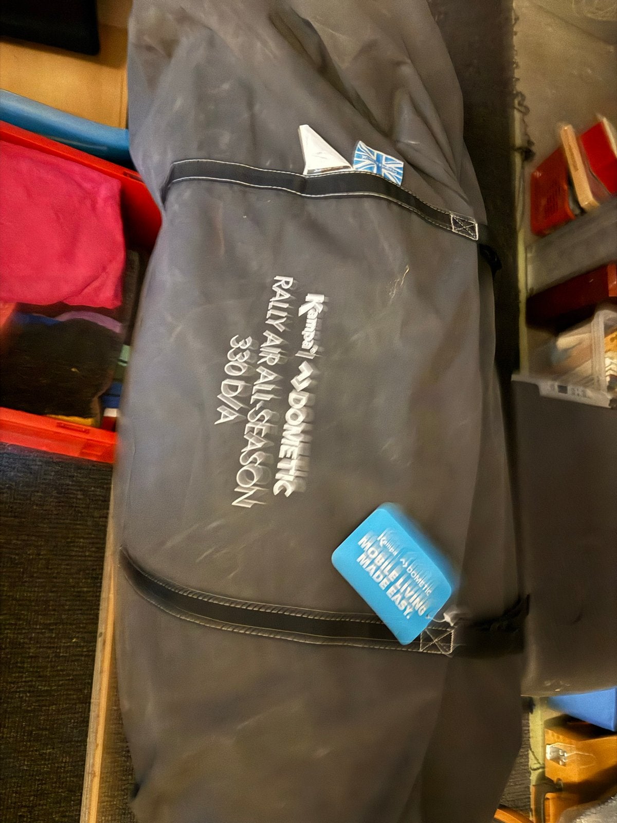 Kampa Dometic Rally Air All-Season 330 D/A voortent met pomp, Ophalen of Verzenden, Nieuw