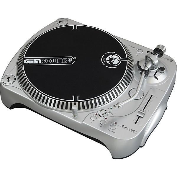 2x Gem Sound DJ-USBII Draaitafel - Zilver, Ophalen of Verzenden, Gebruikt, Draaitafel, Overige merken