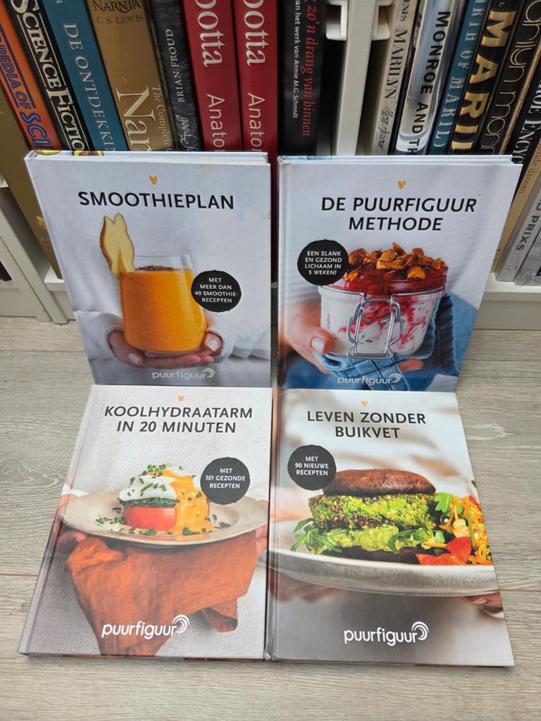 4x Puurfiguur oa Buikvet Koolhydraatarm Smoothieplan, Boeken, Ophalen of Verzenden, Gelezen
