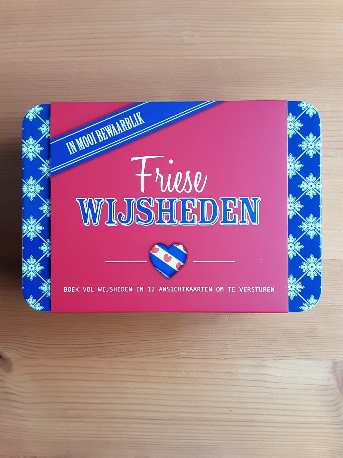 FRIESE WIJSHEDEN , Blik ,  Boek en Ansichtkaarten., Verzamelen, Ophalen of Verzenden, Overige