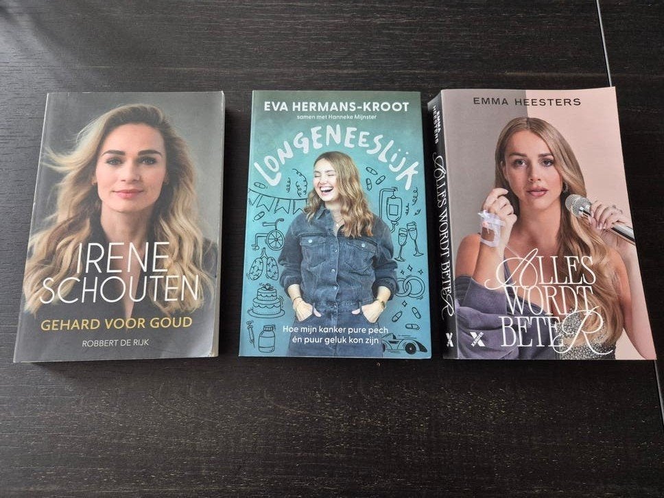 3 boeken: Irene Schouten, Eva Herms-Kroot, Emma Heesters, Ophalen of Verzenden, Zo goed als nieuw, Irene Schouten, Eva Hermans-Kroot, Emma Heesters