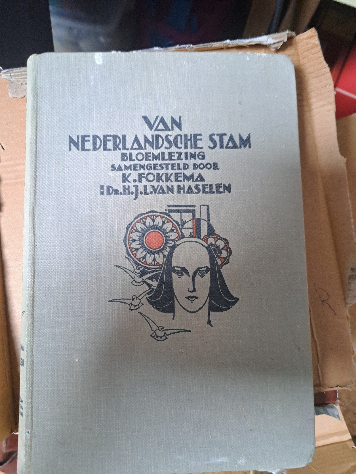 Van Nederlandsche Stam - Bloemlezing K. Fokkema, Boeken, Ophalen of Verzenden, Gelezen, K. Fokkema, Dr. H.J.L. van Haselen, Nederland