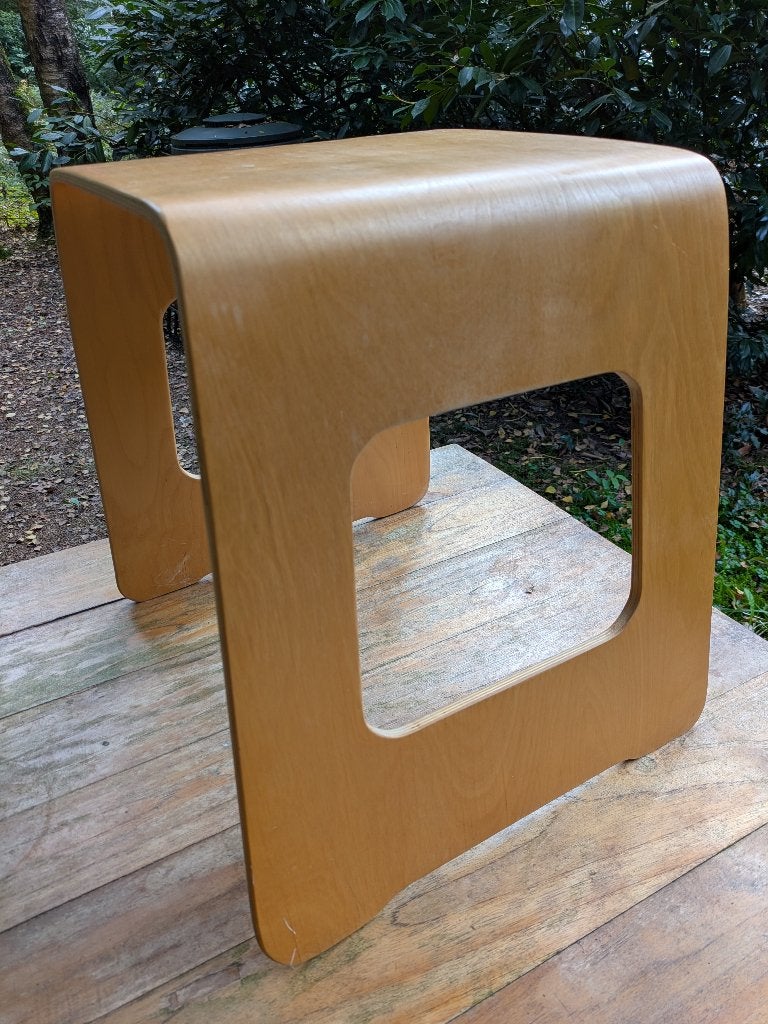 Retro Ikea kruk/bijzettafel, Ophalen, Gebruikt, Hout
