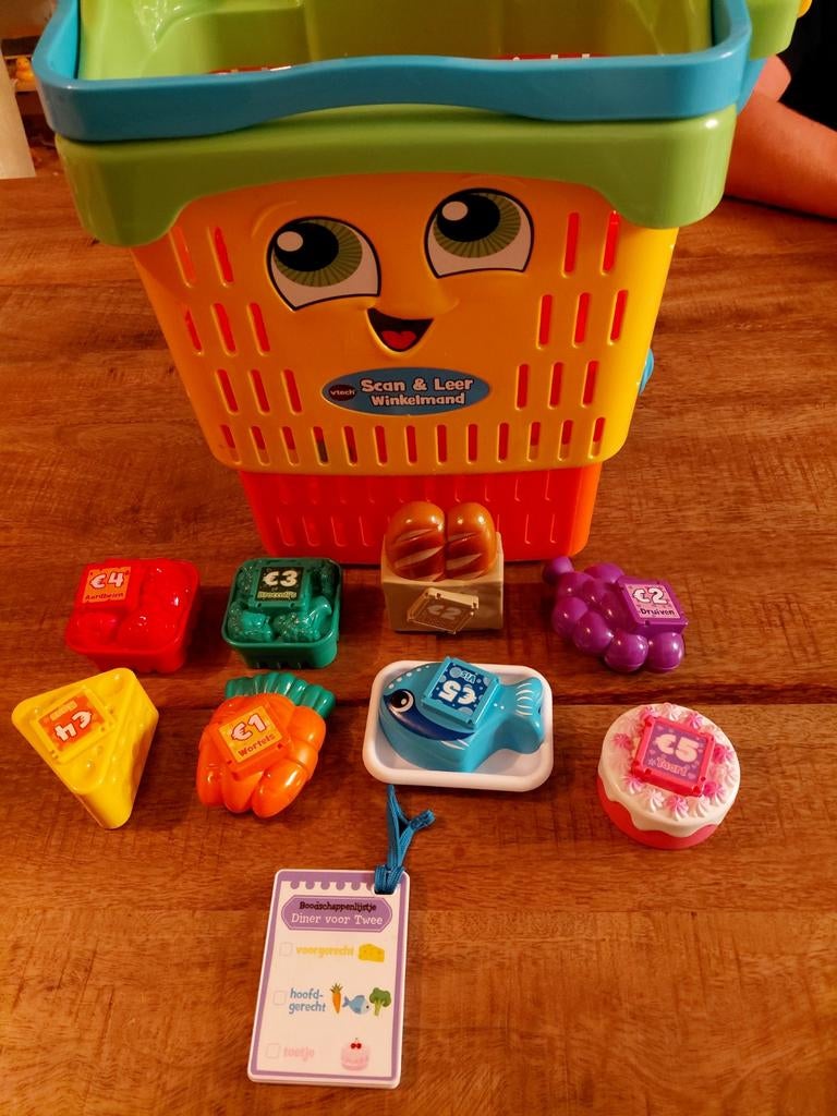 VTech Scan & Leer Winkelmand met accessoires, Kinderen en Baby's, Speelgoed | Vtech, Ophalen of Verzenden, Zo goed als nieuw