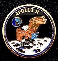 Apollo II pin, Verzamelen, Verzenden, Nieuw, Transport, Speldje of Pin